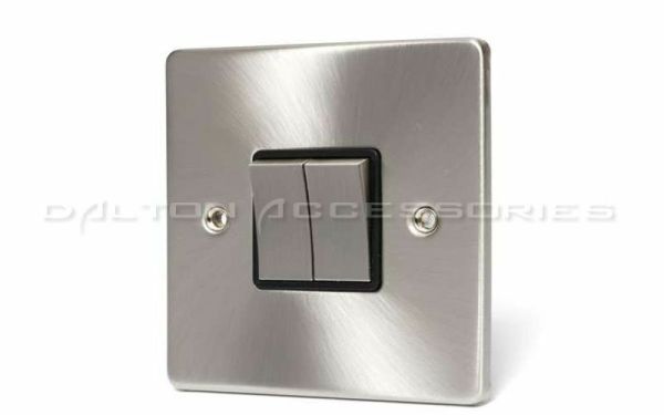 2G 2W Light Switch - C304BCB