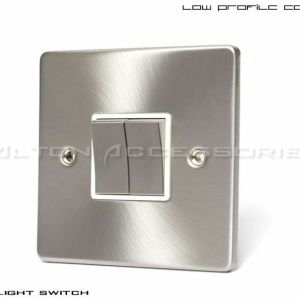 2G 2W Light Switch - C304BCW