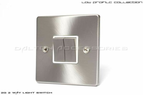 2G 2W Light Switch - C304BCW