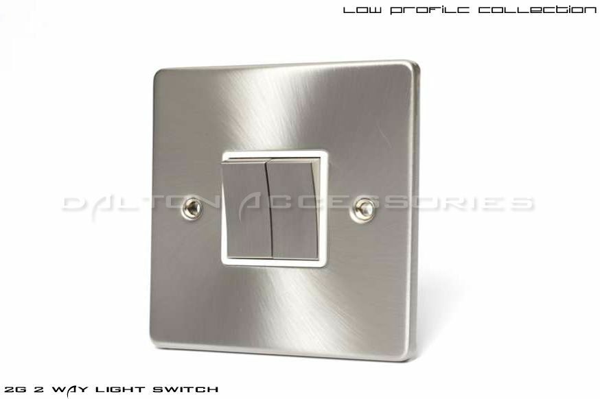 2G 2W Light Switch - C304BCW