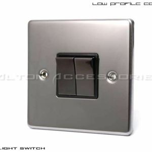 2G 2W Light Switch - C304BNB