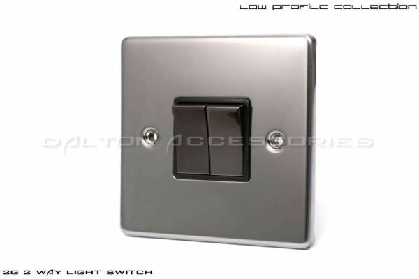 2G 2W Light Switch - C304BNB