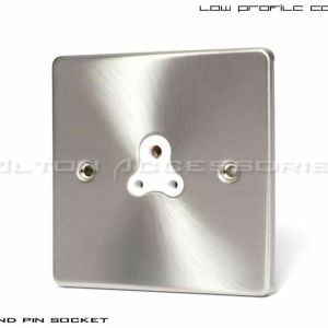 1G 2Amp Round Pin Socket - C455BCW
