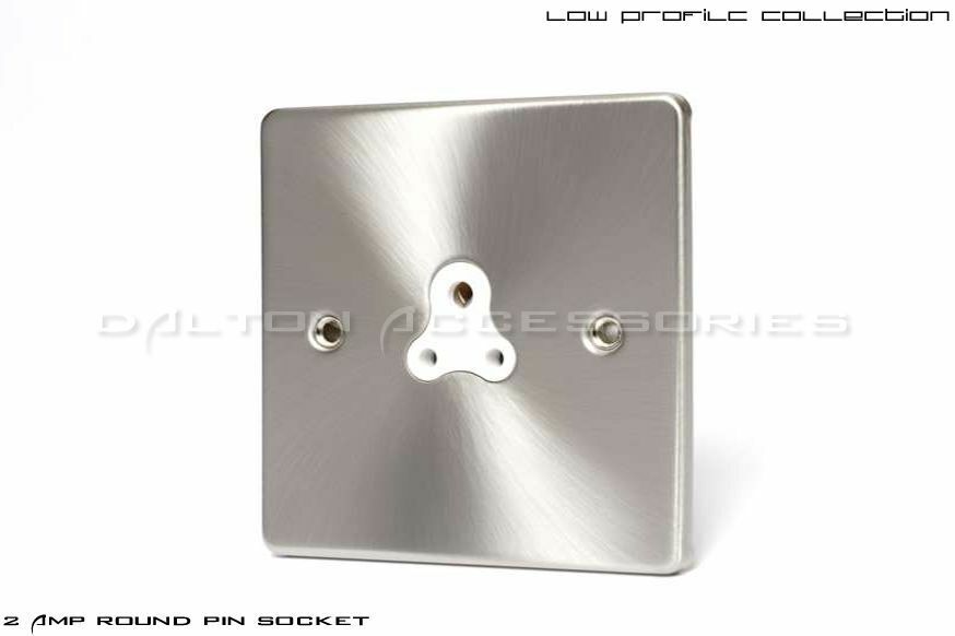 1G 2Amp Round Pin Socket - C455BCW