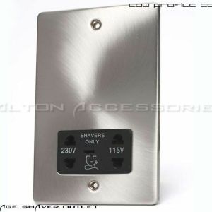 Dual Voltage Isolated Shaver Socket - C458BCB